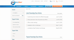 Desktop Screenshot of help.livehelpnow.net